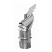 Karl komínová hlavice K 30 výklopná - redukce do keramického a nerezového komína, průměr 150mm