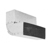 Karl nastavitelné koleno stěna-strop 45°- 90°- kanál, 150 x 50mm