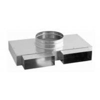 Karl přechodka - 2 x kanál 2x 150 x 50mm / ohebné potrubí 125mm