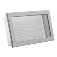 Karl STYLE ventilační mřížka  se síťkou, 200 x 145mm - bílá