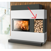 HAAS+SOHN Box na dřevo ke krb. stavebnici Adonis II