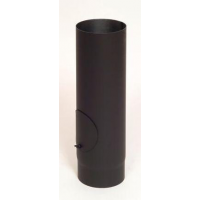 Morafis roura s čistícím otvorem 0,5m / 180mm (síla 1,5mm) - černá