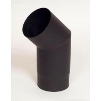 Morafis koleno 45°/ 200mm (síla 1,5mm) - černá - Banador