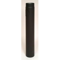 ABX roura s čistícím otvorem 1m / 130mm (síla 1,5mm) - černá