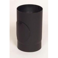 ABX roura s čistícím otvorem 0,25m / 130mm (síla 1,5mm) - černá