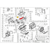 JOTUL - RAUCHUMLENKPLATTE AUS VERMICULIT für F 500