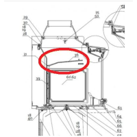 JOTUL - RAUCHUMLENKPLATTE I 80 RH / 90 VISION