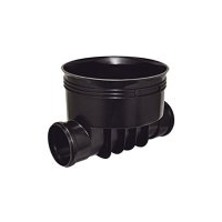 Šachtové dno revizní šachty 400 - DNO,KORUG.ROURA, KG110 PŘÍMÁ  T1(vč.těsnění)