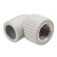 PPR - KOLENO 90° S KOVOVÝM ZÁVITEM VNITŘNÍM D 25x1/2 - Ekoplastik