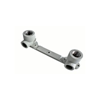 PPR - NÁSTĚNNÁ KOLENA S DRŽÁKEM D 20x1/2 - Ekoplastik