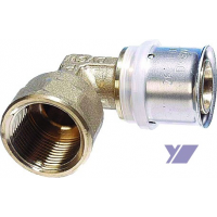 Lisovací koleno s vnitřním závitem COMISA 20 x 1/2